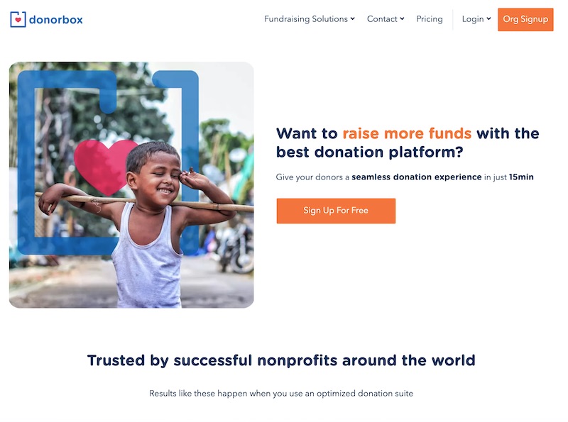 Free Donate Button - Donorbox Nonprofit Fundraising Software